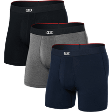 Vibe Xtra Soft Comfort Boxer Brief 6 M - Black/Dk Grey Hthr/Navy