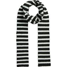 Stribede Tilbehør Pieces Pcjaya Long Narrow Scarf - Sort/Hvid