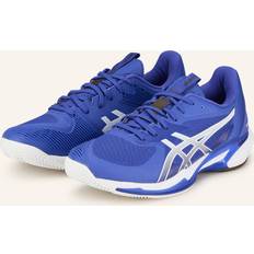 Blåa - Herr Racketsportskor Asics Solution Speed FF 3 Clay - Dark Cobalt/White