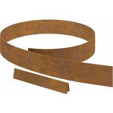 Iron Lawn Edging vidaXL Garden Lawn Edging Rusty Weathering Steel
