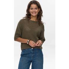 Nümph Sweatere Nümph Striktrøje Grape Leaf Grøn Knit
