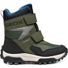 Geox Drenge Vintersko Geox Snowboots Himalaya - Sølvgrå/Oliven/Sort