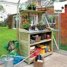 Pots, Plants & Cultivation Cheshire Deluxe Potting Bench Light Oak