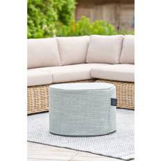 Cosipouf 60cm Wide Round Chevron Ottoman