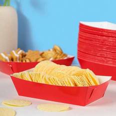 Popcorn Box Shein Red Food Snack Boxes 10 24pcs