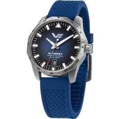 Vostok Europe Wrist Watches Vostok Europe NH35-125A748 Armbanduhr Automatik Rocket N1 Blau