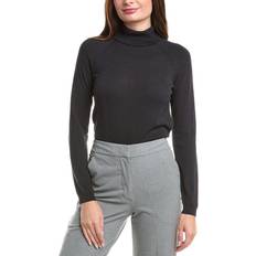 Silk - Women Jumpers Lafayette 148 New York Raglan Sleeve Turtleneck Silk-Blend Sweater
