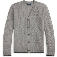 Polo Ralph Lauren XS Trøjer Polo Ralph Lauren Herren Strickjacke Wolle Kaschmir - Grau