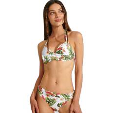 Polyamide Bikini Bottoms Banana Moon Women's Swimsuit Bottoms Merenda Kaelua - Blanc