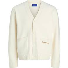 Herr Koftor Jack & Jones Jornorrebro Kräm Stickad Vit