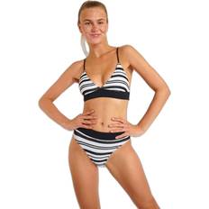 Polyamide Bikini Bottoms Banana Moon Women's Swimwear Stockings Manha Wafflestr - Noir