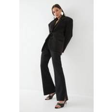 Skinny - Women Trousers Misspap Womens Premium Skinny Tailored Trouser - Black