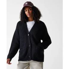 Oversized Trøjer New Era NY Yankees Sort Oversized Cardigan - Sort