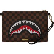 Unisex Clutch tasker Sprayground Unisex Front Logo Pouch Taske - Brun