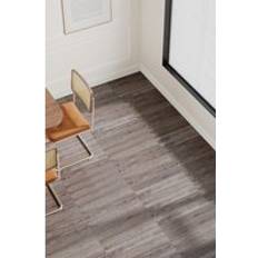 Plastic Flooring Living and Home 36Pcs Multi-Width Strip Wood-Effect Self-Adhesive PVC Flooring 5m² Cover