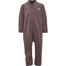 92 Fleeceoveraller Hummel Fleeceoverall HmlMini Bee Pepparkorn -