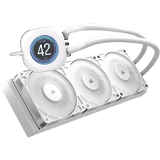 Corsair liquid cooler Corsair Nautilus 360 RS LCD Liquid CPU Cooler White 360mm 3x120mm