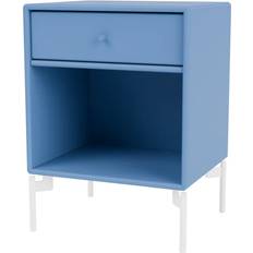 Blå Sengebord Montana Furniture Dream with Leg Azure/Snow Bedside Table 30x35.4cm