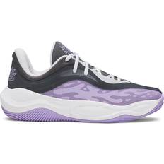 Blue Basketball Shoes Under Armour Curry Splash 25 Unisex Basketball Shoes - Anthracite/Halo Gray/Transparent