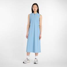 New Balance Women Dresses New Balance Women's NB Grey Long Dress - Blue Nylon