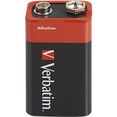 Verbatim 9V Alkaline Battery Compatible Black