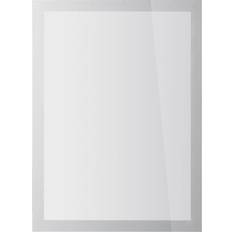 Durable Duraframe Static Cling Magnetic UV Signage Frames A4 2-pack Silver