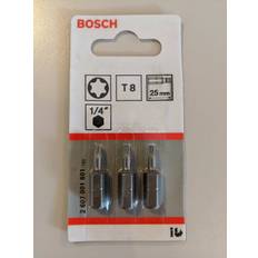 Bosch T8 Skruvbits 3-pack 25mm