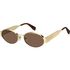 Marc Jacobs Dam Solglasögon Marc Jacobs 806 S Solglasögon Metall Guld Brun Rund