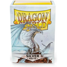 Dragon Shield Matte Silver 100 Standard Sleeves
