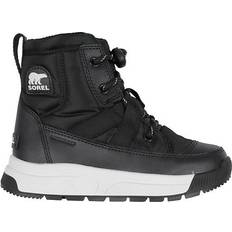 Sorel youth whitney Sorel Youth Whitney III Mid Waterproof Vinterstøvler - Black/Sea Salt
