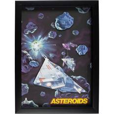 Paper Wall Decorations Atari 3D Art Asteroids Collection Multicolour Wall Decor 29x5cm
