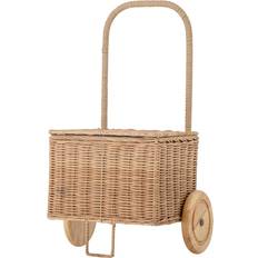 Hjul Bord Bloomingville Penny Trolley Shoppingvagn Brun Rullbord