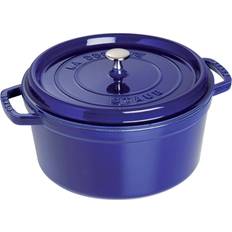 Staub La Cocotte Round Cast Iron Dark Blue with lid 5.25 L 26 cm