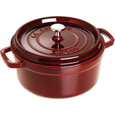 Staub Cocotte Støbejern Grenadine 26 cm med låg 26cm