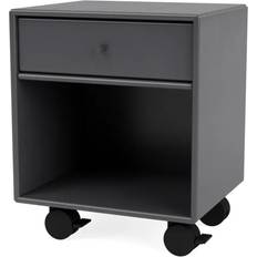 Montana Furniture Dream Casters Coal/Black Bedside Table 30x35.4cm