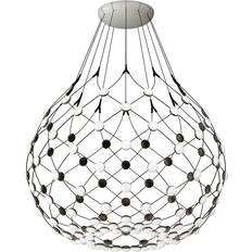 Luceplan Mesh Suspension D100 Black Pendant Lamp