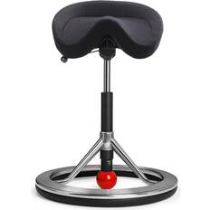 Backapp 2.0 Smart Nordic Wool RedBall/Black/Polished Aluminium Saddle Chair 81cm