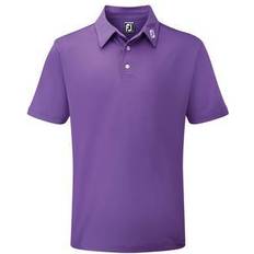 FootJoy Men Stretch Pique Solid Shirts - Purple