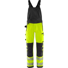 Fristads 134190 High Vis Green Stretch Bib N Brace - Yellow/Black
