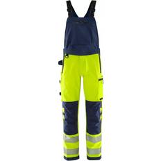 Fristads Arbetsoveraller Fristads 134190 High Vis Green Stretch Bib N Brace - Yellow/Navy