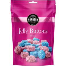 Fødevarer Nordthy Jelly Buttons - Pink & Blue Jelly 125g