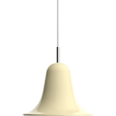 Verpan Pantop Pendel Hängande Lampa Cream White Ø23 cm H22 cm Pendellampa