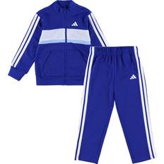 adidas Tiberio 3-Stripes Tricot Tracksuit - Blue