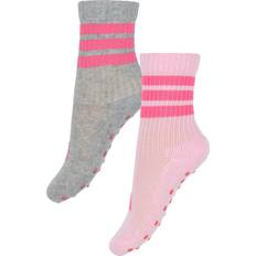 adidas Kid's Anti-Slip Socks - Clear Pink/Medium Grey Heather (JW9794)