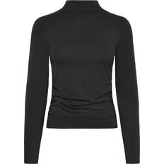 Dame - Høj krave T-shirts Levi's Levi'stil Kvinder T-Shirt Nina - Sort