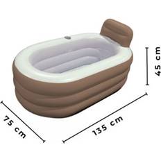 Badekar Badekar Oppusteligt 135x75x45cm