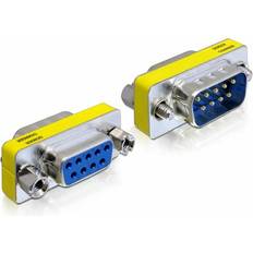 DeLock Angled DB-9-DB-9 M-F Adapter
