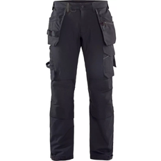 Blåkläder Dam Arbetsbyxor Blåkläder 1522 4-Way Stretch Craftsman Trousers - Black/Dark Grey