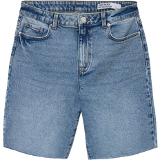 Vero Moda Cleo Long Shorts - Blue/Light Blue Denim