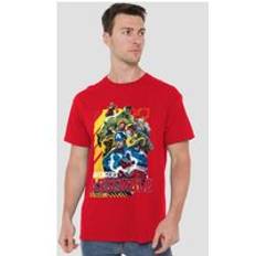 Rivals Avengers Assemble Group T-Shirt - Red